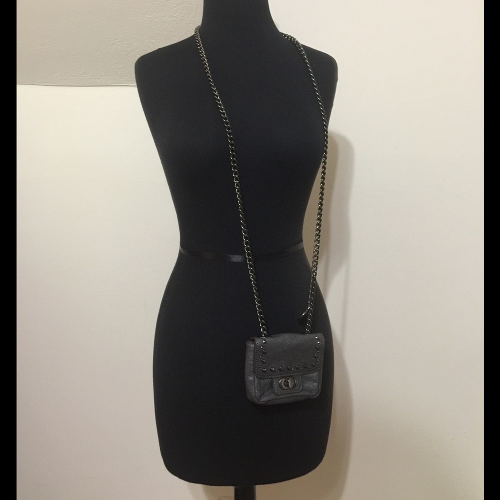 Banana Republic small pewter evening bag